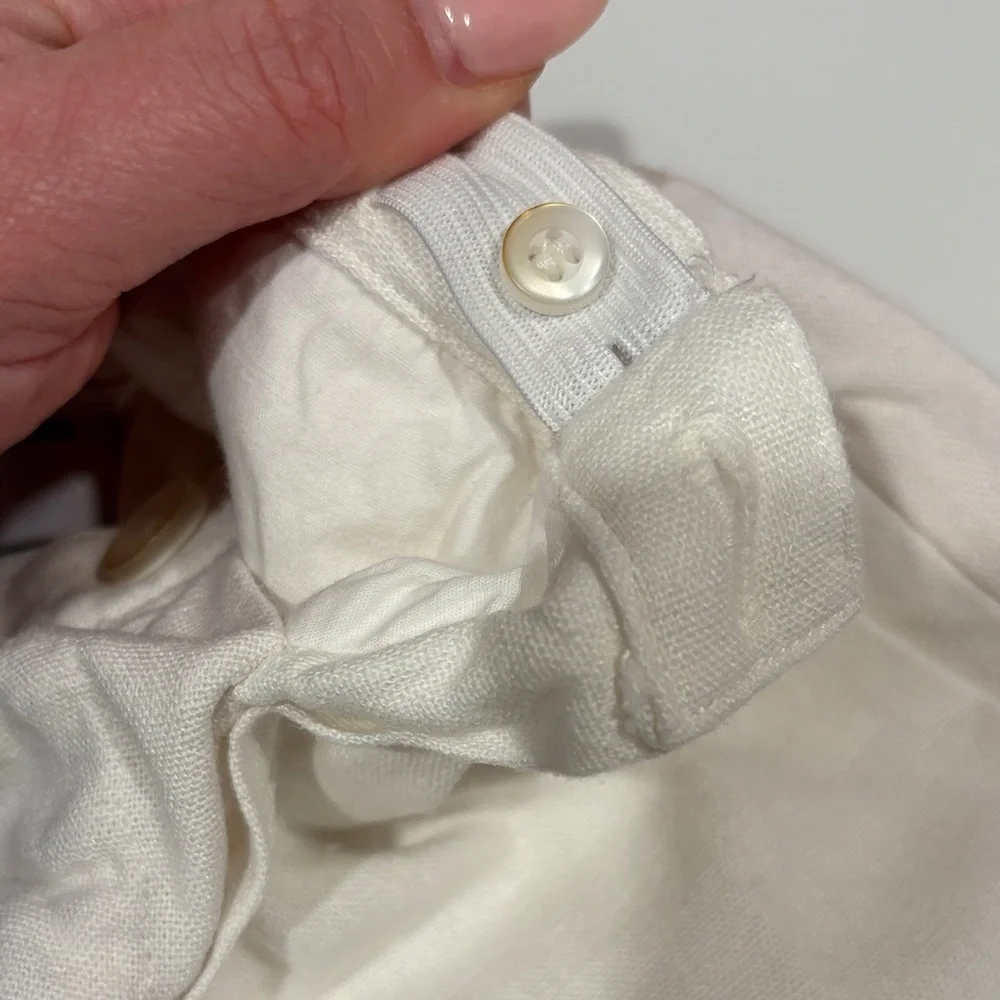 Bums & Roses Cream Pants - Picture 3 of 6